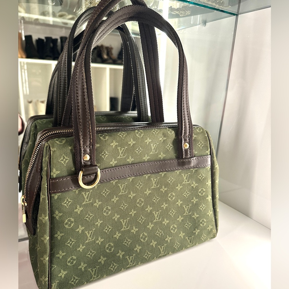 Louis Vuitton Vintage Josephine Mini Lin Handbag